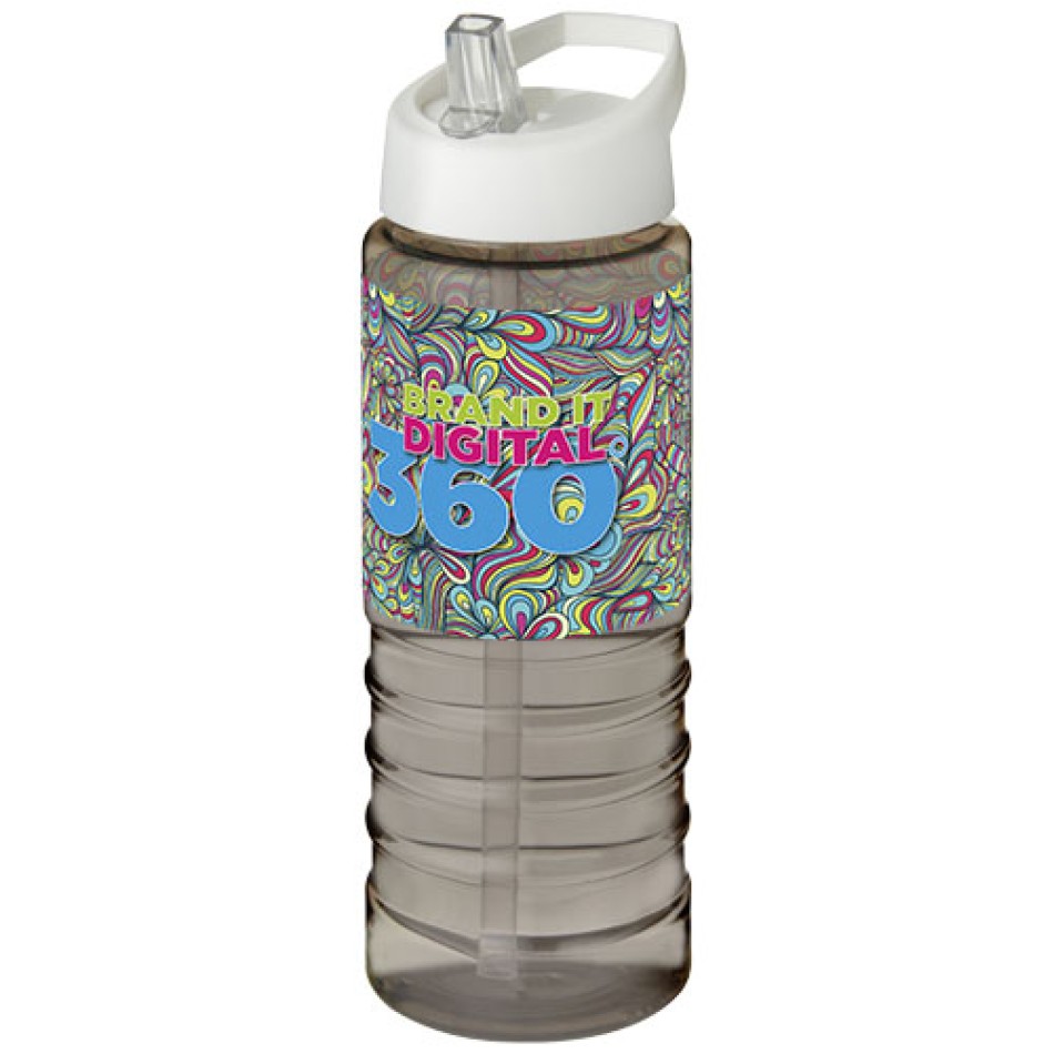 Borraccia sportiva H2O Active® Treble da 750 ml con coperchio con beccuccio Gadget.it