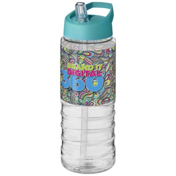 Borraccia sportiva H2O Active® Treble da 750 ml con coperchio con beccuccio Gadget.it