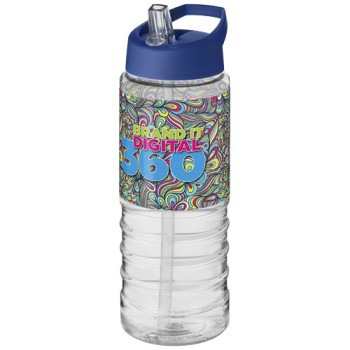 Borraccia sportiva H2O Active® Treble da 750 ml con coperchio con beccuccio Gadget.it