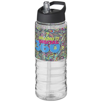 Borraccia sportiva H2O Active® Treble da 750 ml con coperchio con beccuccio Gadget.it