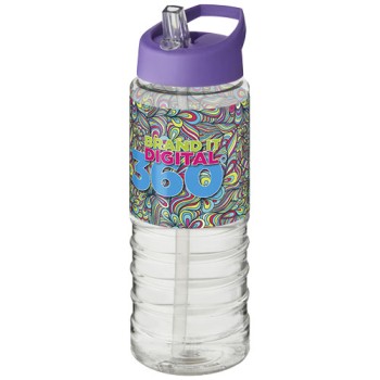 Borraccia sportiva H2O Active® Treble da 750 ml con coperchio con beccuccio Gadget.it