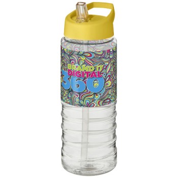 Borraccia sportiva H2O Active® Treble da 750 ml con coperchio con beccuccio Gadget.it