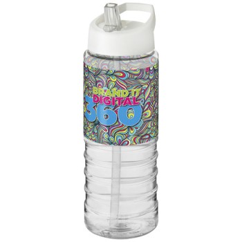 Borraccia sportiva H2O Active® Treble da 750 ml con coperchio con beccuccio Gadget.it