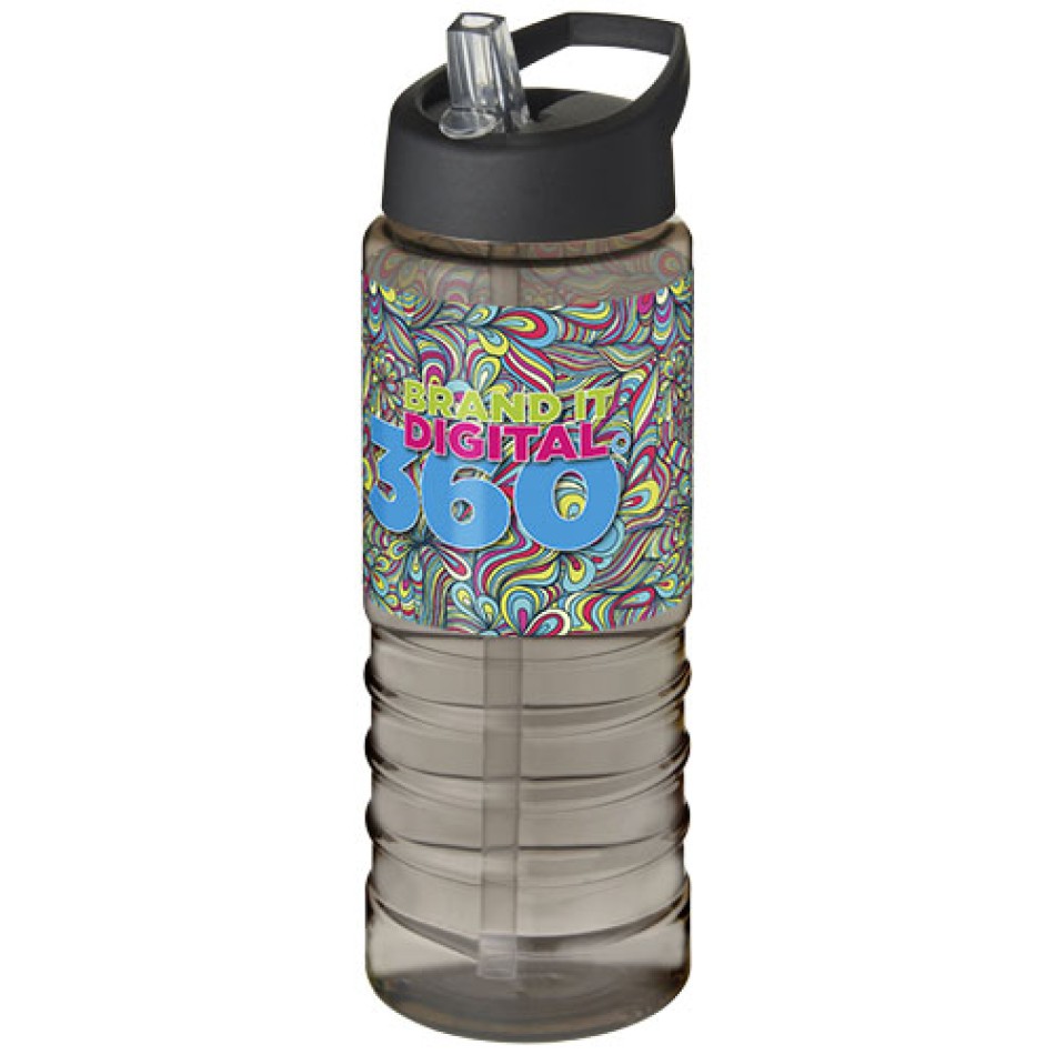 Borraccia sportiva H2O Active® Treble da 750 ml con coperchio con beccuccio Gadget.it