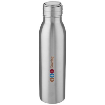 Borraccia sportiva Harper da 700 ml in acciaio inossidabile con anello in metallo Gadget.it