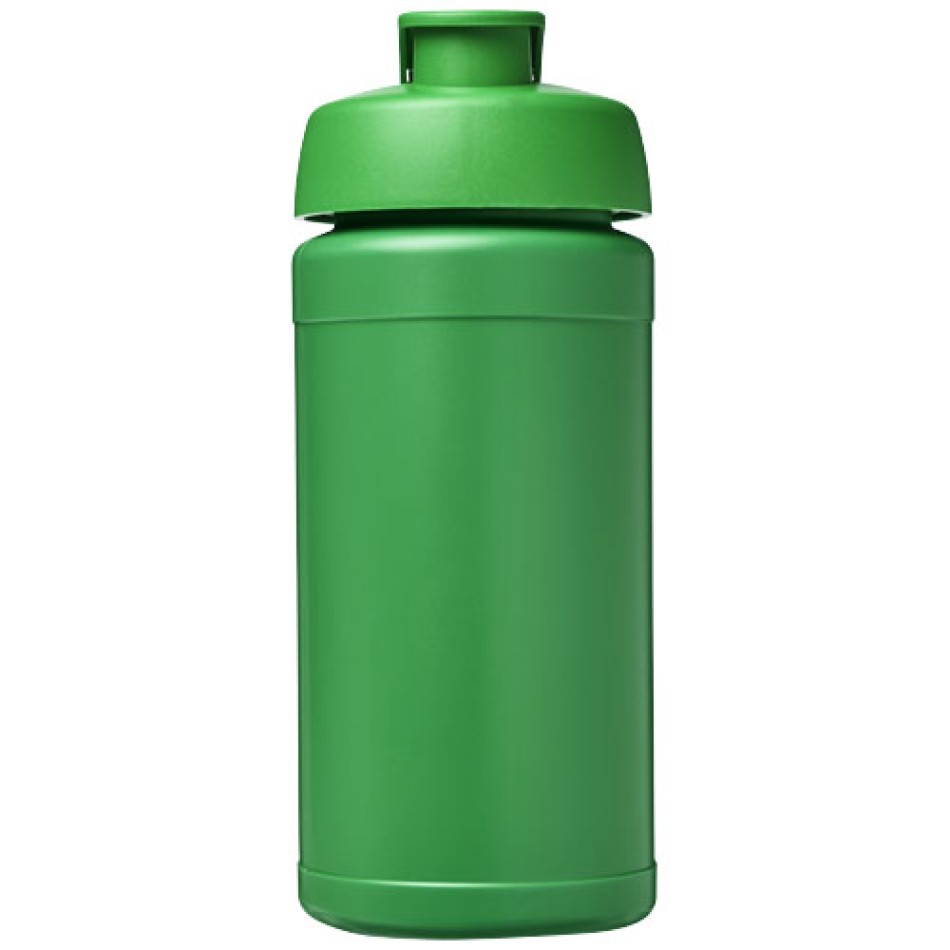 Borraccia sportiva in materiale riciclato con coperchio a scatto da 500 ml Baseline Gadget.it