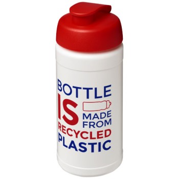 Borraccia sportiva in materiale riciclato con coperchio a scatto da 500 ml Baseline Gadget.it