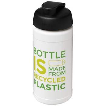 Borraccia sportiva in materiale riciclato con coperchio a scatto da 500 ml Baseline Gadget.it