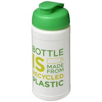 Borraccia sportiva in materiale riciclato con coperchio a scatto da 500 ml Baseline Gadget.it