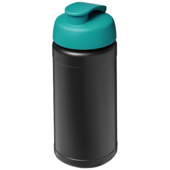 Borraccia sportiva in materiale riciclato con coperchio a scatto da 500 ml Baseline Gadget.it