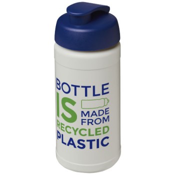 Borraccia sportiva in materiale riciclato con coperchio a scatto da 500 ml Baseline Gadget.it