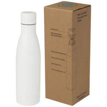 Borraccia termica con isolamento sottovuoto in rame e acciaio inossidabile riciclato certificato RCS da 500 ml Vasa Gadget.it