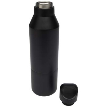 Borraccia termica da 600 ml in acciaio inox riciclato certificato RCS con tazza da 300 ml Odessy Gadget.it