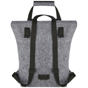 Borsa per bicicletta con chiusura arrotolabile in feltro riciclato GRS Felta - 13L Gadget.it