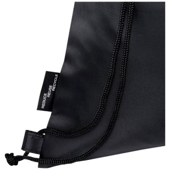 Borsa pieghevole con coulisse in materiale riciclato Ash - 7L Gadget.it