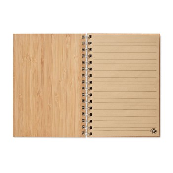 BRAM - Notebook A5 in bamboo rilegato Gadget.it