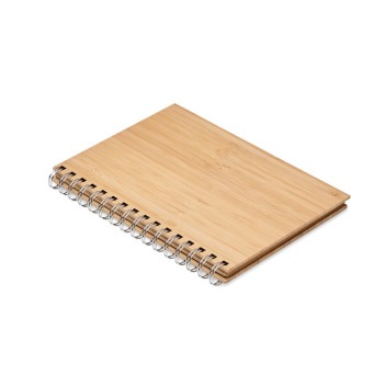 BRAM - Notebook A5 in bamboo rilegato Gadget.it