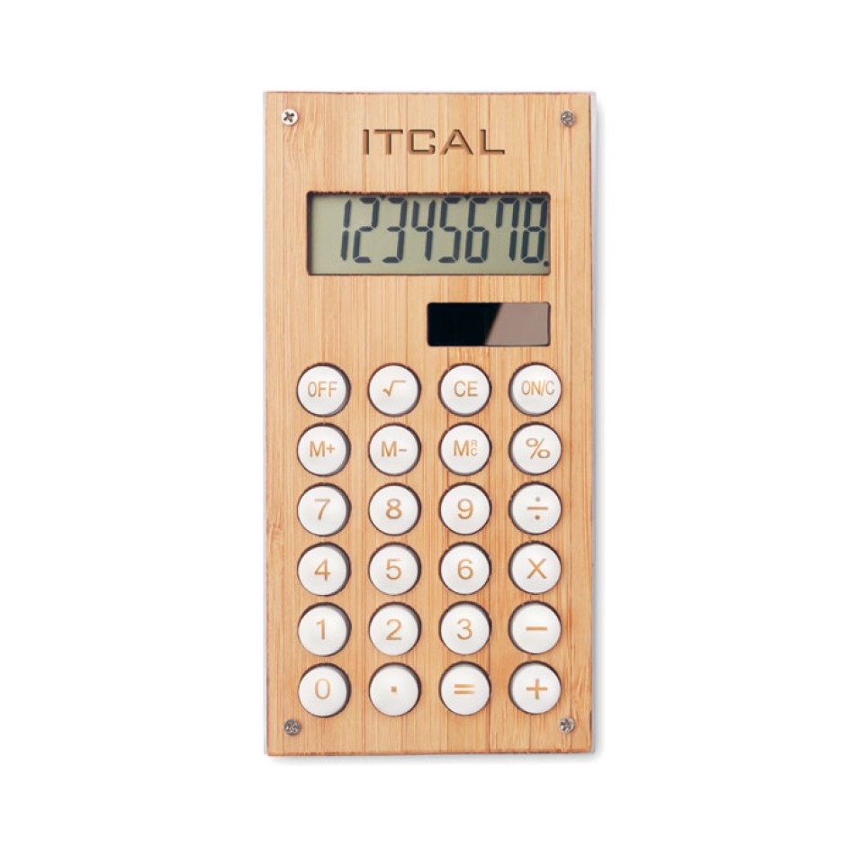 CALCUBAM - Calcolatrice in bamboo Gadget.it