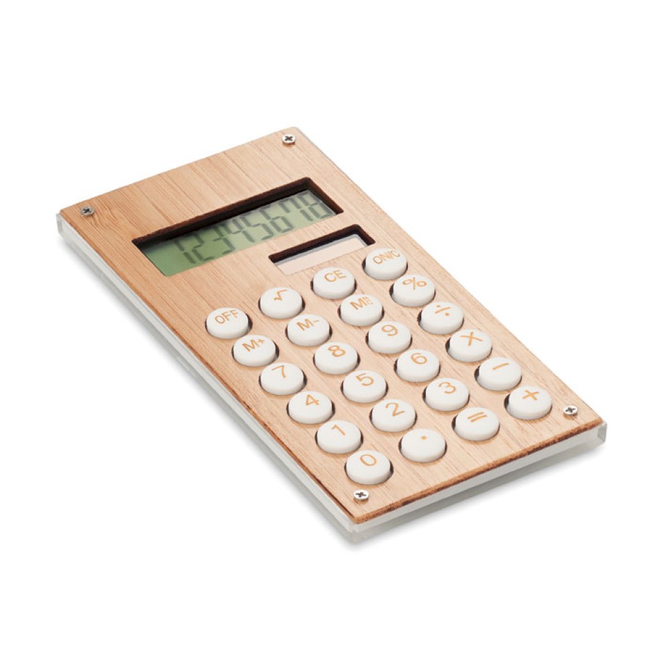 CALCUBAM - Calcolatrice in bamboo Gadget.it