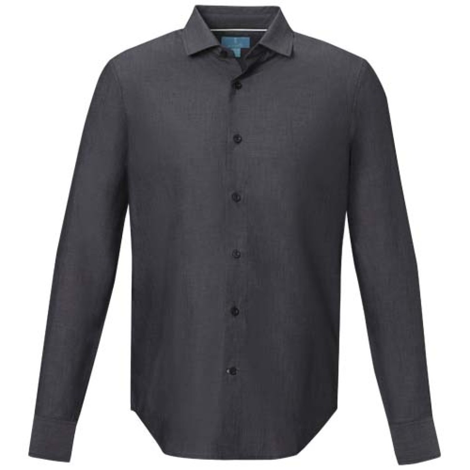 Camicia a maniche lunghe da uomo in tessuto biologico Cuprite Gadget.it