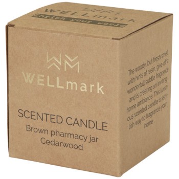 Candela profumata con fragranza legno di cedro da 650 g Wellmark Let' s Get Cozy Gadget.it