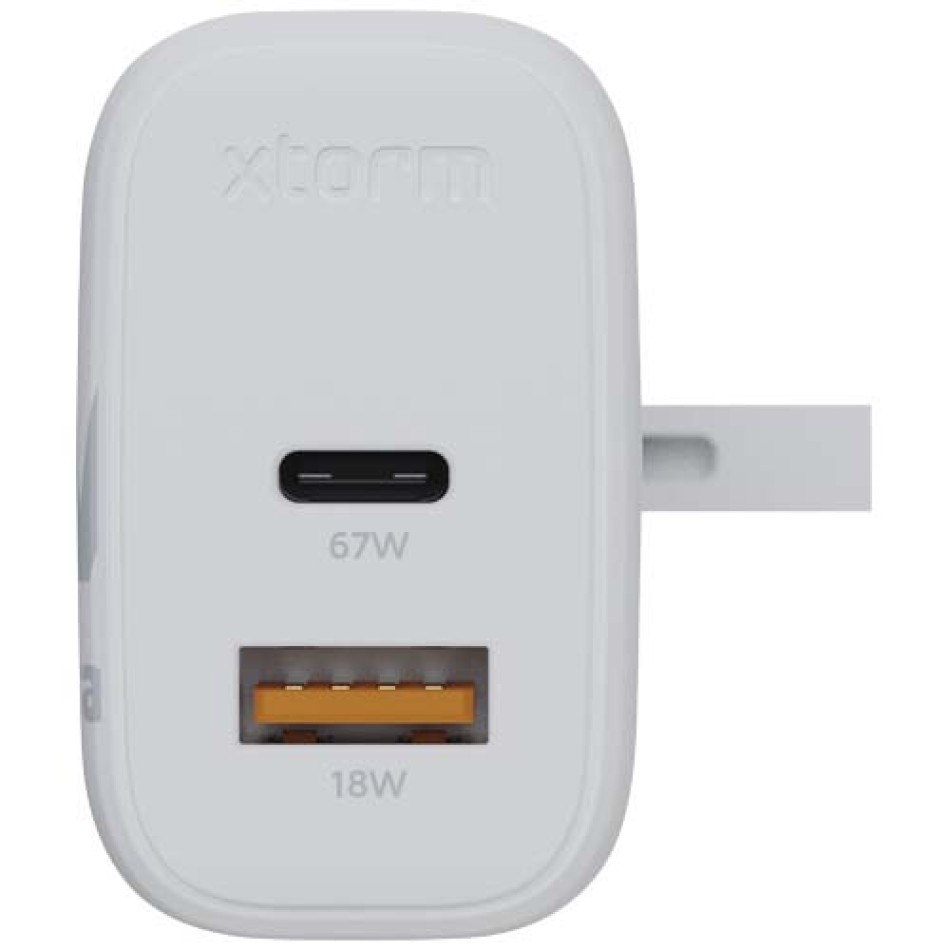 Caricabatterie da parete da 67 W con spina UK Xtorm XEC067G GaN² Ultra  Gadget.it