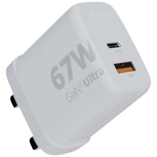 Caricabatterie da parete da 67 W con spina UK Xtorm XEC067G GaN² Ultra  Gadget.it