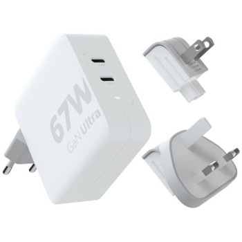 Caricabatterie da viaggio da 67 W con cavo USB-C PD da 100 W Xtorm XVC2067 GaN Ultra Gadget.it