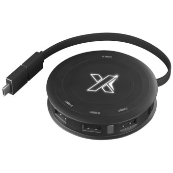 Caricabatterie e hub wireless da 5 W SCX.design H16 Gadget.it