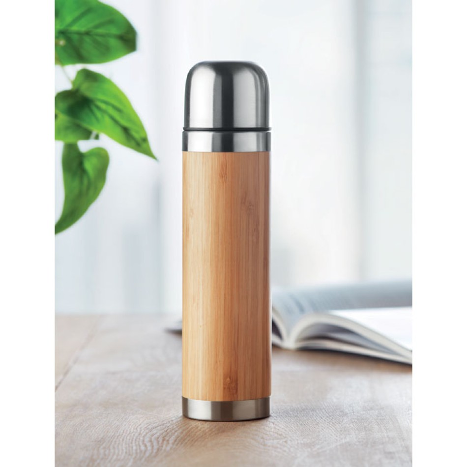 CHAN BAMBOO - Thermos rivestito in bamboo Gadget.it