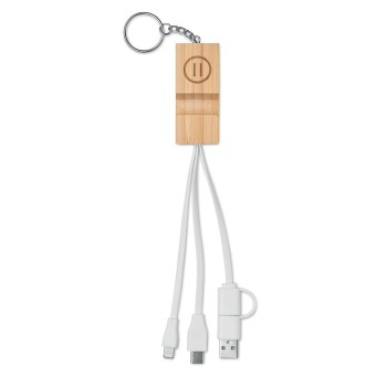 CLAUERC - Portachiavi in bamboo Gadget.it