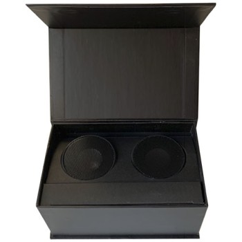 Coppia di speaker stereo luminosi SCX.design S40 con base Gadget.it