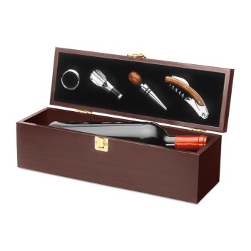 COSTIERES - Set vino in legno Gadget.it