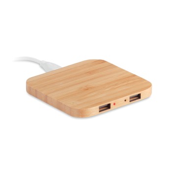 CUADRO - Caricatore wireless in bamboo Gadget.it