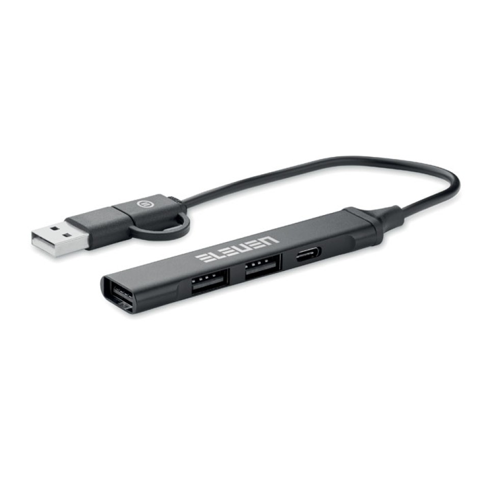 CURRENT - Hub USB a 4 porte 19 cm Gadget.it