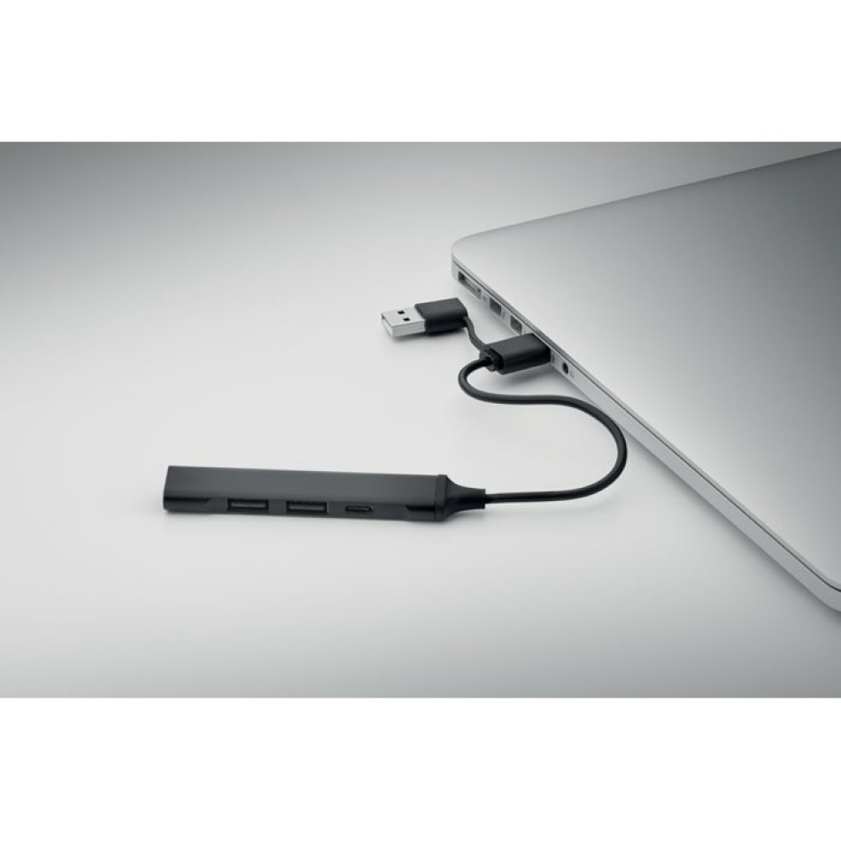 CURRENT - Hub USB a 4 porte 19 cm Gadget.it