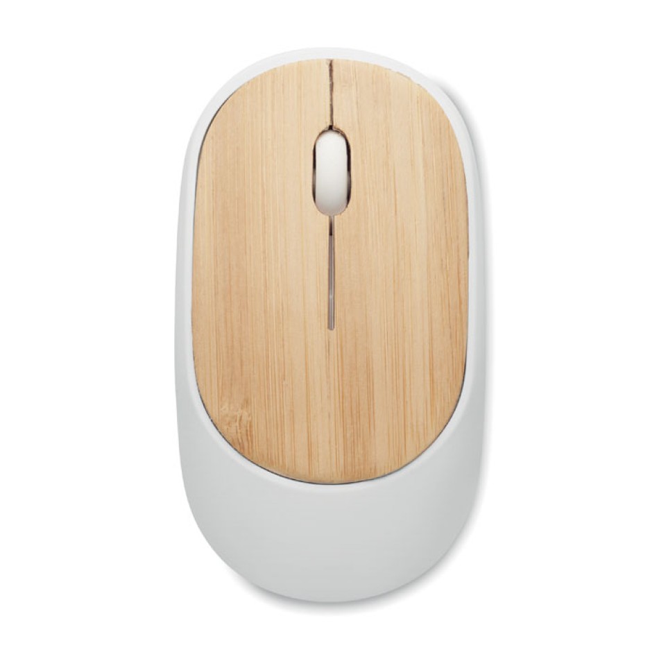 CURVY BAM - Mouse senza fili in bambù Gadget.it