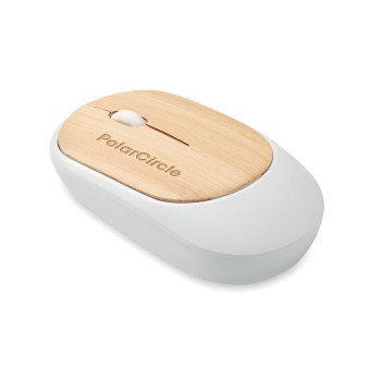 CURVY BAM - Mouse senza fili in bambù Gadget.it