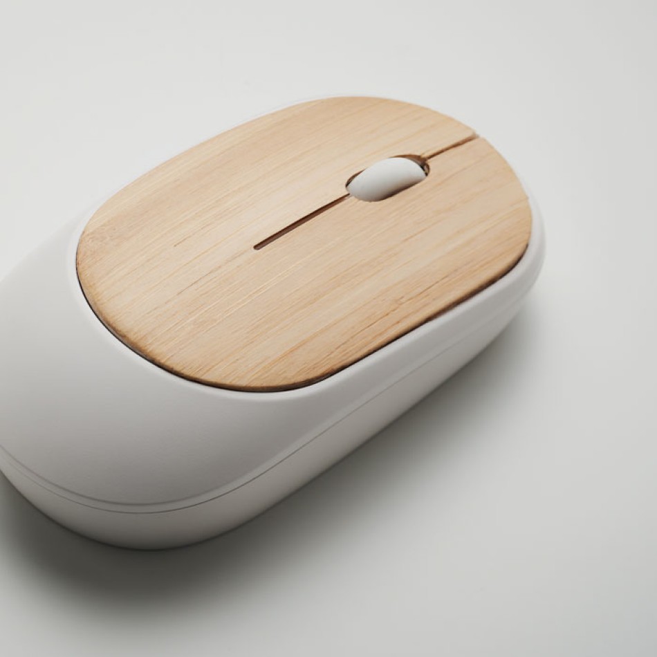 CURVY BAM - Mouse senza fili in bambù Gadget.it