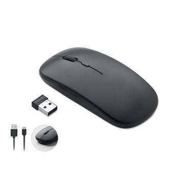 CURVY C - Mouse wireless ricaricabile Gadget.it