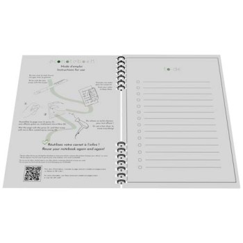 EcoNotebook NA5 con copertina in pelle PU Gadget.it