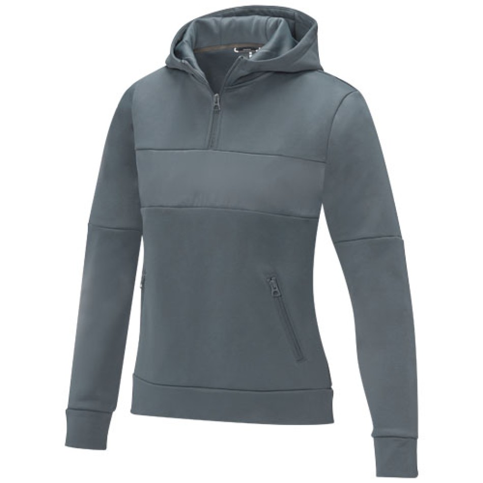 Felpa anorak con cappuccio da donna a mezza zip Sayan Gadget.it