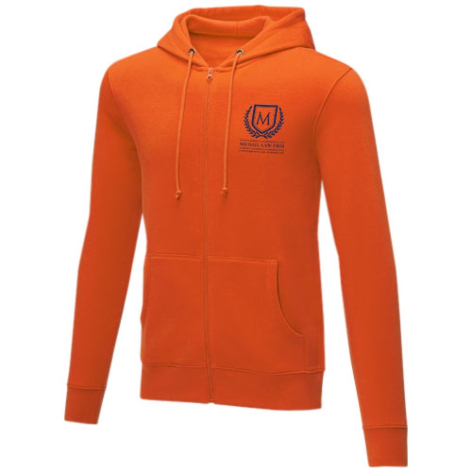 Felpa Theron con cappuccio full zip da uomo Gadget.it