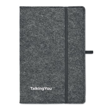 FELTBOOK - Notebook A5 feltro RPET Gadget.it