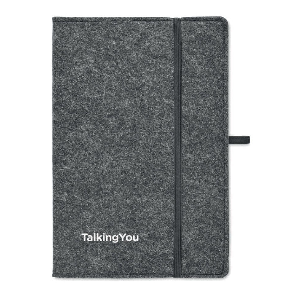 FELTBOOK - Notebook A5 feltro RPET Gadget.it