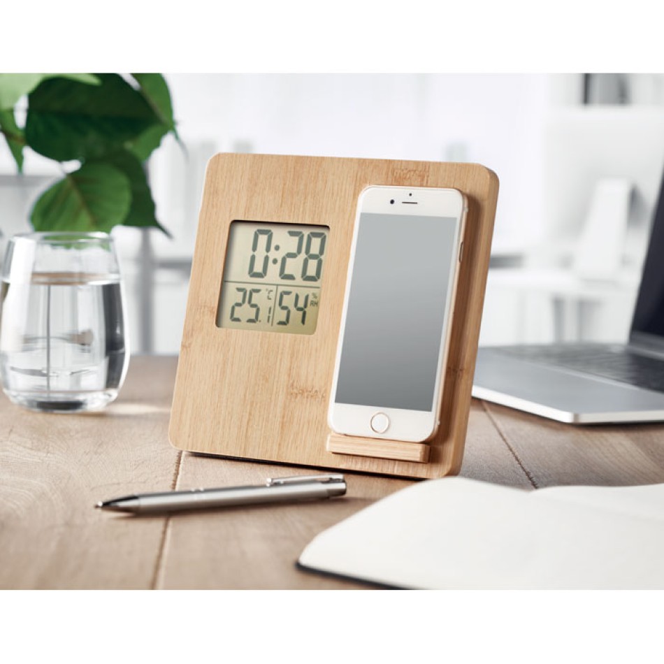 FERREL - Stazione meteo in bamboo Gadget.it