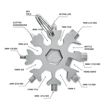 FLOQUET - Set multiattrezzo in acciaio Gadget.it