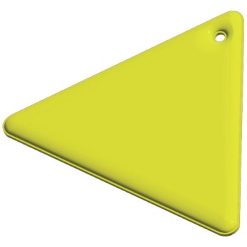 Gancio catarifrangente triangolare in PVC con catenella RFX™ Gadget.it