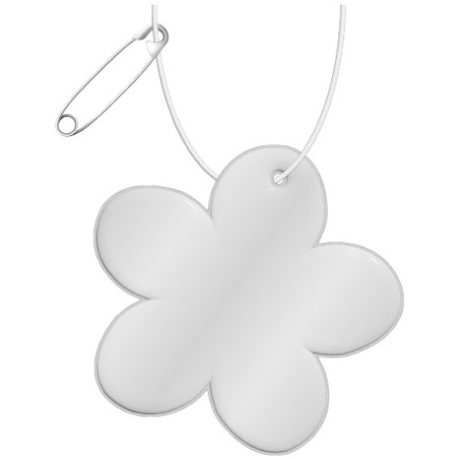  Gancio in PVC catarifrangente a forma di fiore con catenella RFX™ Gadget.it