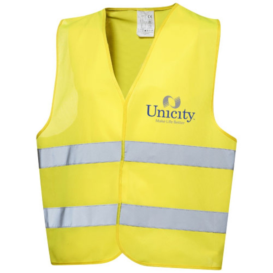 Gilet di sicurezza Watch-out in custodia per uso professionale Gadget.it